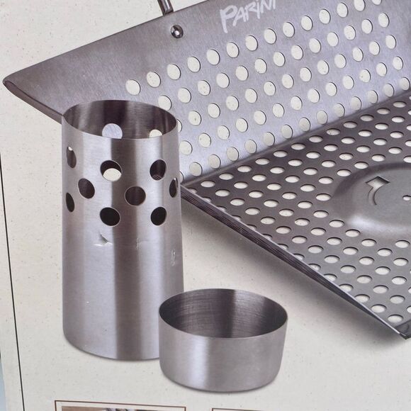 New! Parini Cookware Stainless Steel Chicken Roaster - Picture 7 of 11